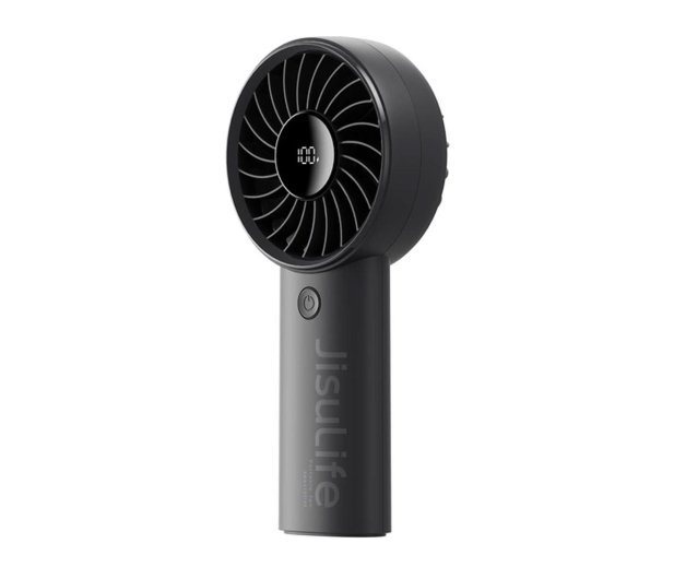 Jisulife Mini wentylator Handheld Fan Life4 3600mAh USB czarny - 1352357 - zdjęcie